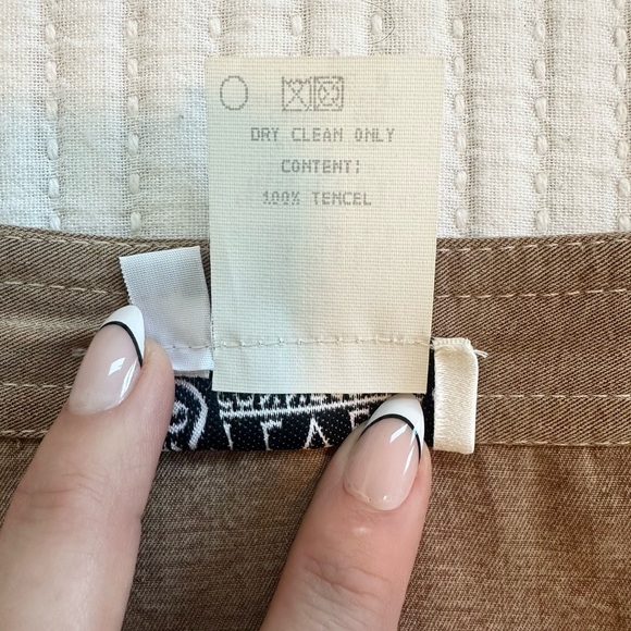 Vintage 90’s Y2K Tan Brown Maxi Skirt - Picture 7 of 8